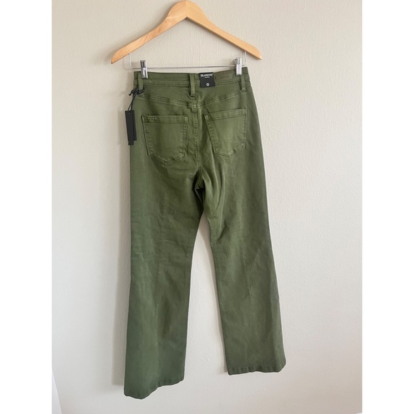 NWT BLANK NYC The Delancey Denim Wide Leg Pants Going Green Size 27 New! - Picture 4 of 8